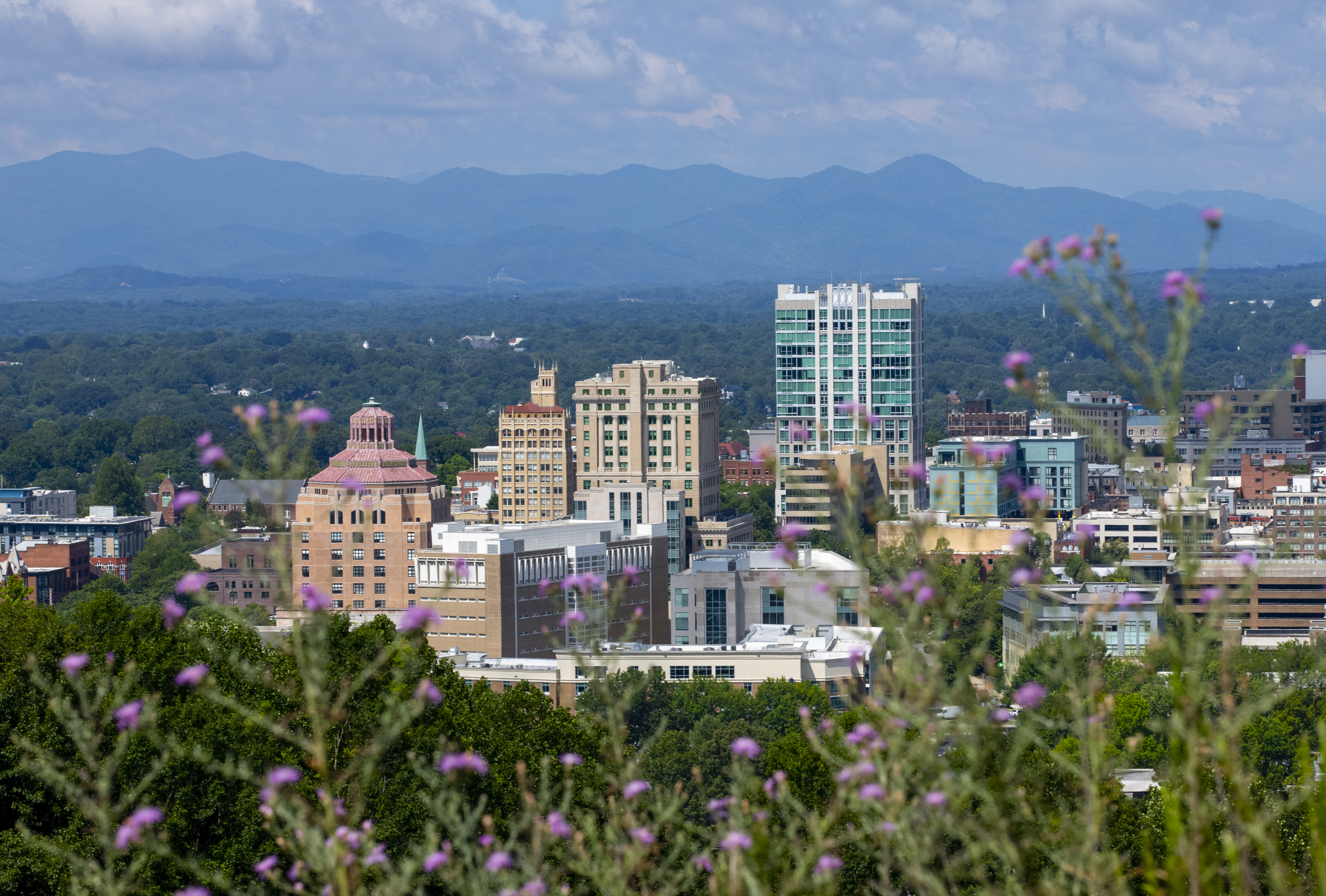 Downtown Asheville skyline, North Carolina